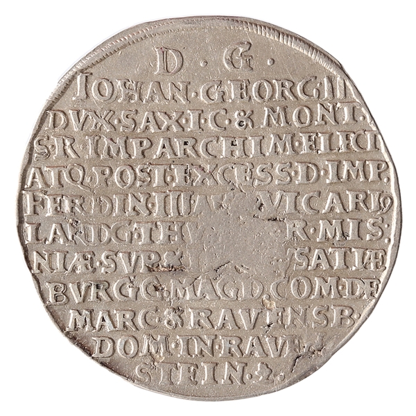 Joias . Alemanha, Munster (Bispado), 1 Taler, 1661. Prata. Dav foto 8