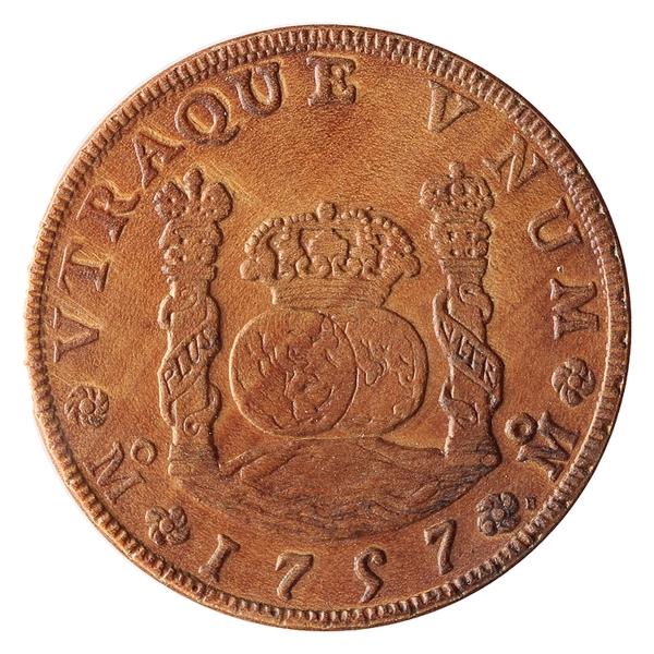 Joias . Brasil, Réplica - 960 Réis, 1809R. Prata. FC. 26.82g; 4 foto 4