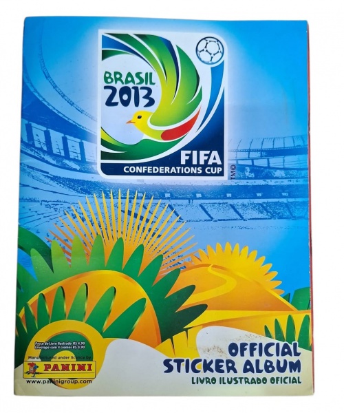 Álbum Panini - Copa das Confederações FIFA Brasil 2013 - Completo. - Álbum oficial de figurinhas Panini da Copa das Confederações 2013, realizada no Brasil como teste pra Copa 2014 .