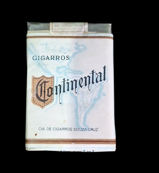 Colecionismo - Fac-simile - Maço de cigarro Continental da Souza Cruz! Peça vintage de colecionador -