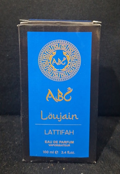 Perfume ABC Loujain Lattifah - Eau de Parfum 100ml - - Marca: ABC Barakiat Lattifah- Linha: Loujain - Tipo: Eau de Parfum - Vaporisateur- Tamanho: 100ml / 3.4 http://fl.oz- Caixa: Azul royal + preto c