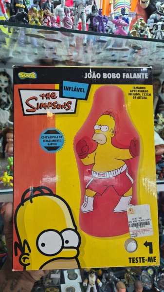 Joias . João Bobo inflável do Homer Simpson da marca Sunny, com aproxi. 132 cm de ...