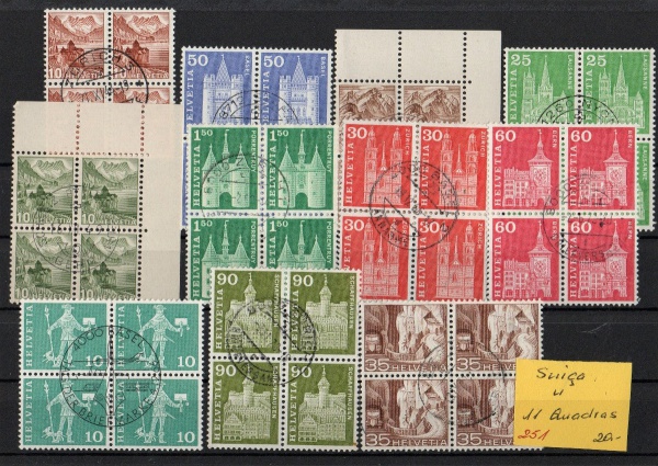Arte . L31 - 244 / SUIÇA - 1945 -  YVERT  405/417 U - FAMOSA S foto 7