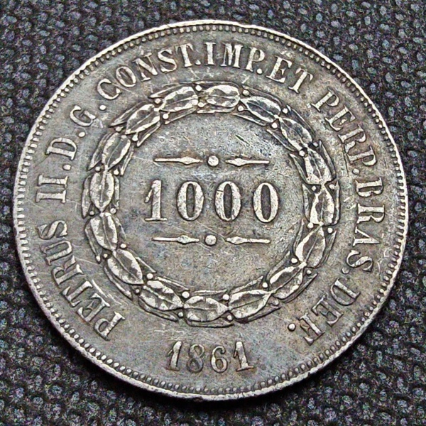 Joias . Brasil República, moeda de prata de 2000 réis de 1907. foto 3