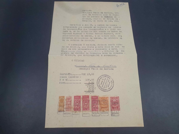 Joias . Brasil, carta do Serviço Pública (S.P), isenta de franq foto 4