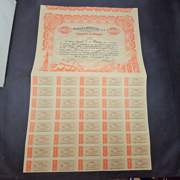 Joias . Brasil II Império, documento de venda de direitos autor foto 2