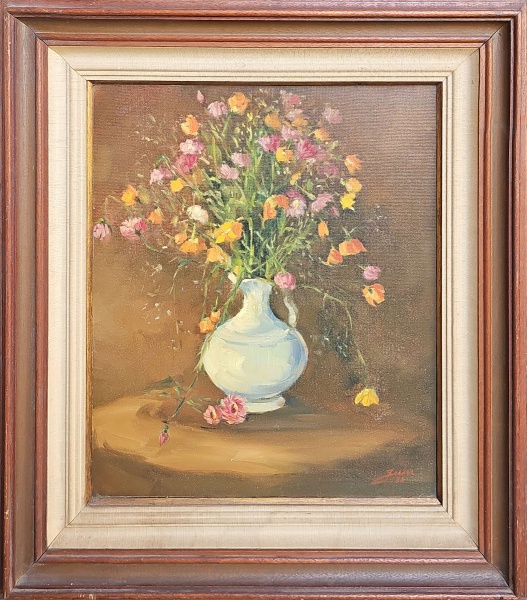 Arte . Holmes Neves,  OSE,  Barcos, 105x77cm. Ass. Datado 1964 foto 6