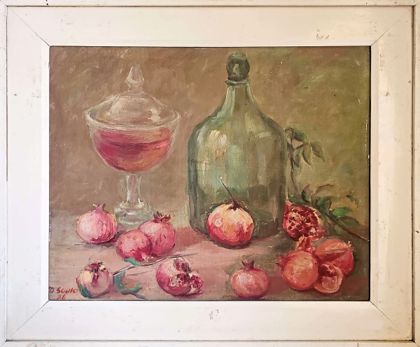 Arte . Píndaro Castelo Branco, OST, Vaso de Flores,  55x46cm. foto 7