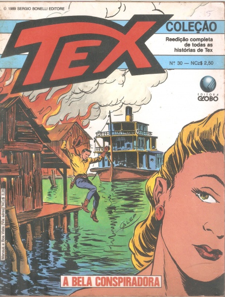 Joias . Tex Coleção nº 030 - A bela conspiradora - Editora Globo - Gibi - Exemplar em ...