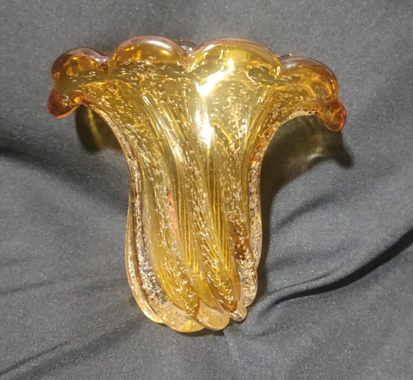 Joias . 12 FOLHAS DECORATIVAS EM MURANO COM DETALHES EM JOANINH foto 2