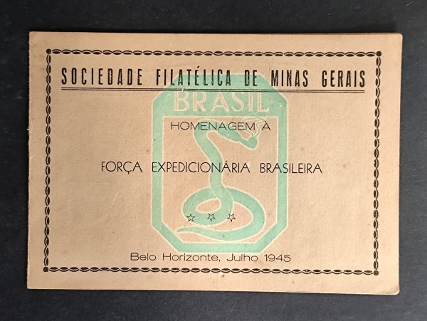 Joias . FEB - Segunda guerra Mundial - Folheto em perfeito estado.