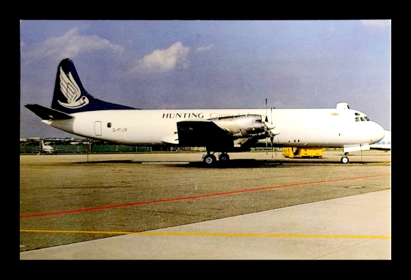 Joias . Cartão Postal - Aviões - HUNTING CARGO AIRLINES