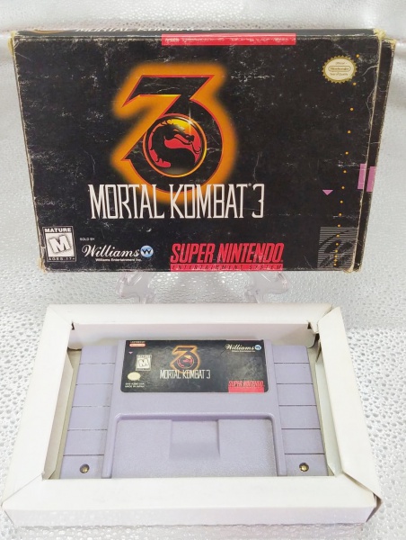 Joias . Fita Original Mortal kombat 3 Funcionou, Video Game Super Nintendo Eua, No ...