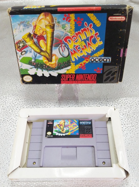 Joias . Fita Original Dennis The Menace Funcionou, Video Game Super Nintendo Eua, No ...