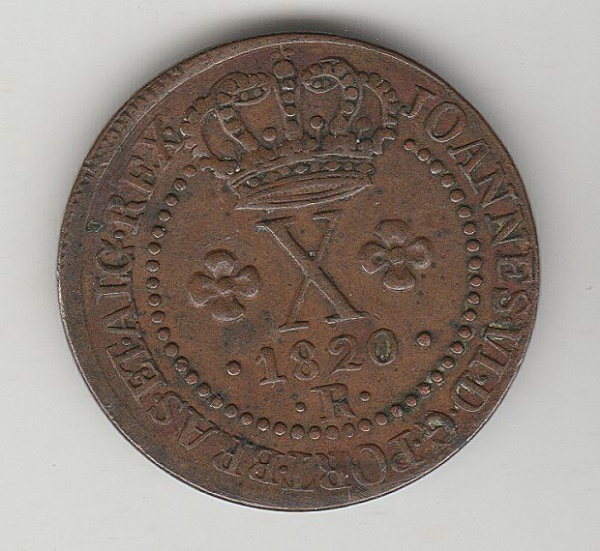 Joias . BRASIL 1820  MOEDA Excelente estado