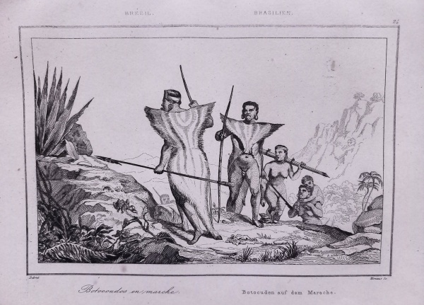 Arte . BRASIL - Gravura Original de Theodore de Bry intitulada foto 1