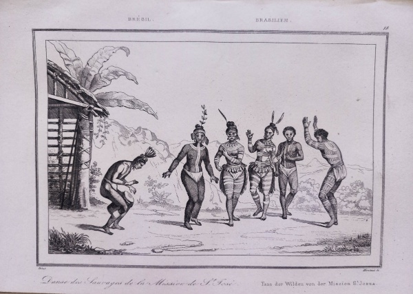 Arte . BRASIL - Gravura Original de Theodore de Bry intitulada foto 4
