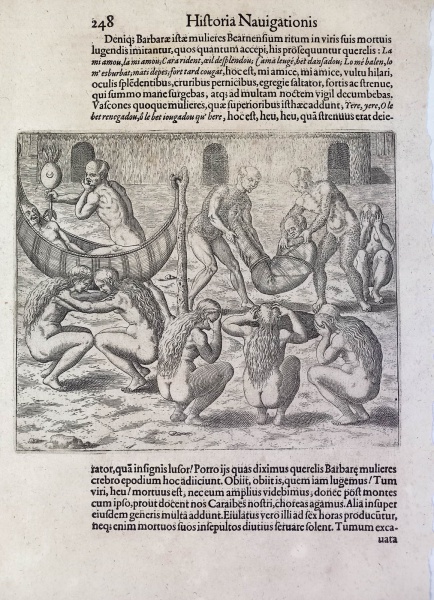 Arte . BRASIL / SÃO PAULO - Gravura Original de Theodore de Br foto 1