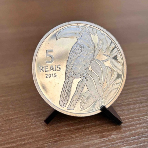 Joias . Brasil - 5 Reais de 2016 - PRATA 925, 27 Gr, 40 mm. ( J foto 6