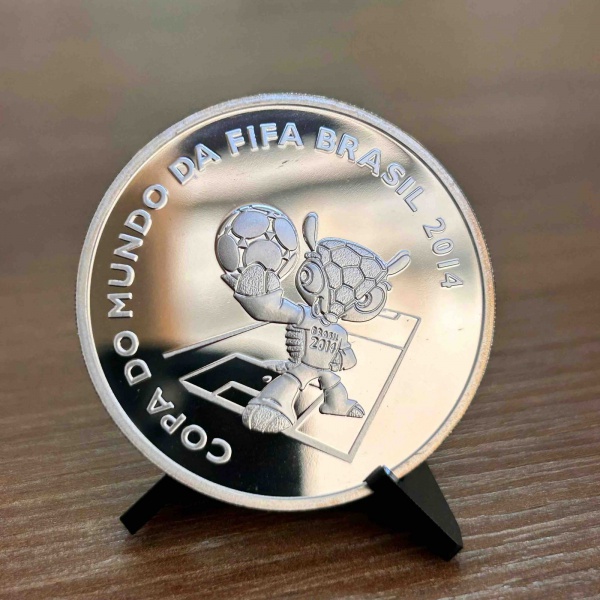 Joias . Brasil - 5 Reais de 2016 - PRATA 925, 27 Gr, 40 mm. ( J foto 7