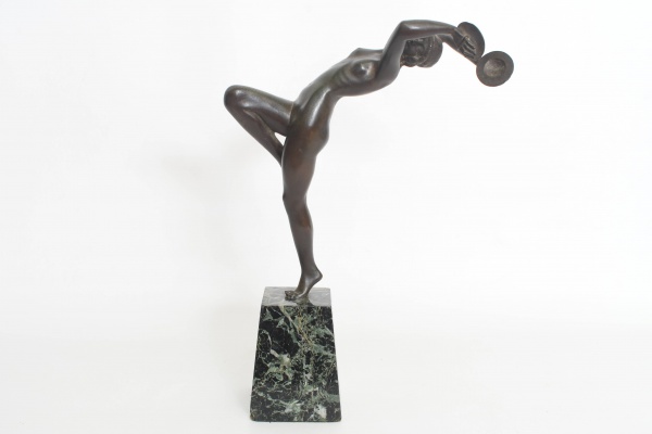 Joias . DEMETRE CHIPARUS - A Caça. Magnífica escultura confecci foto 2