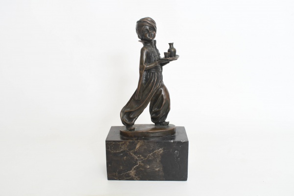 Joias . DEMETRE CHIPARUS - A Caça. Magnífica escultura confecci foto 3