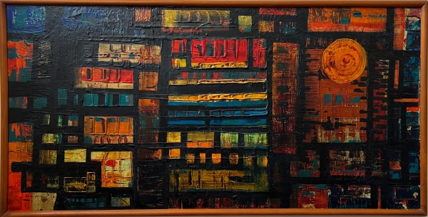 Arte . ROBERTO BURLE MARX - Abstrato. Óleo sobre tela. Obra as foto 6