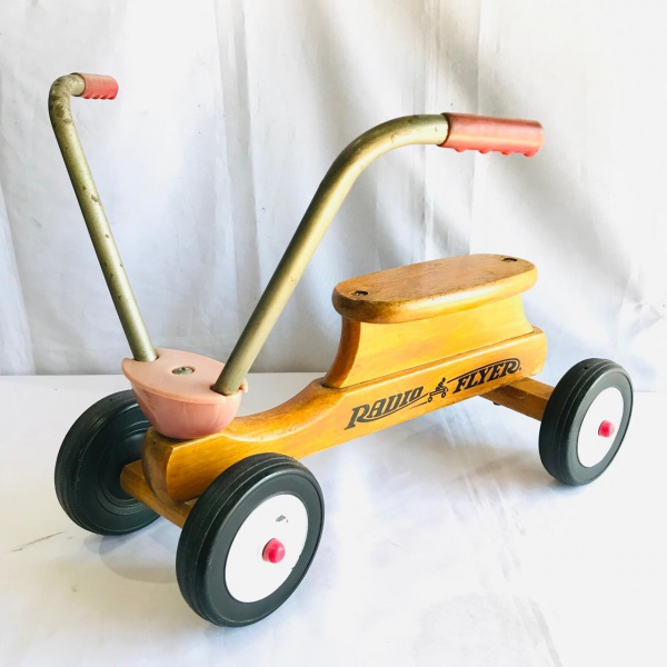 Joias . Brinquedo antigo e colecionável, Quadriciclo RADIO FLYER, original, estrutura ...