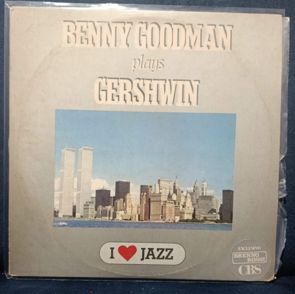 Joias . LP Benny Goodman Plays Gerswin capa e Disco VG+