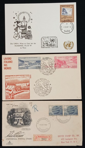 Joias . Colônias Francesas - Seleção de 7 quadras antigas, dife foto 3