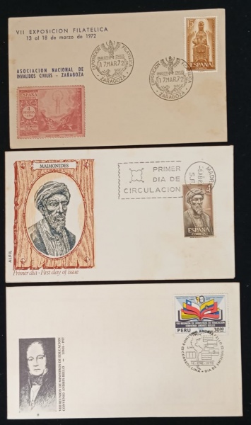 Joias . Colônias Francesas - Seleção de 7 quadras antigas, dife foto 5