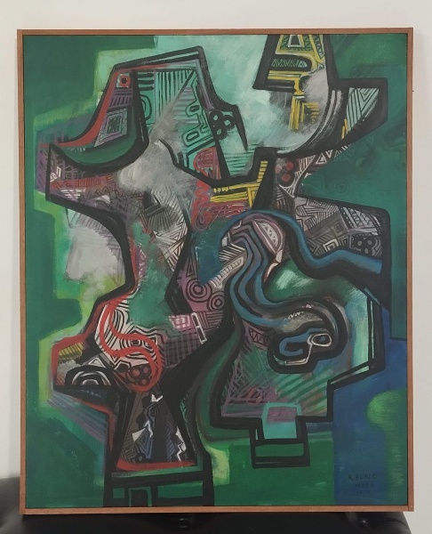 Joias . ROBERTO BURLE MARX  O.S.T. ASSINADO E DATADO 1979 NO CID. MEDIDAS TOTAL 92 CM X ...