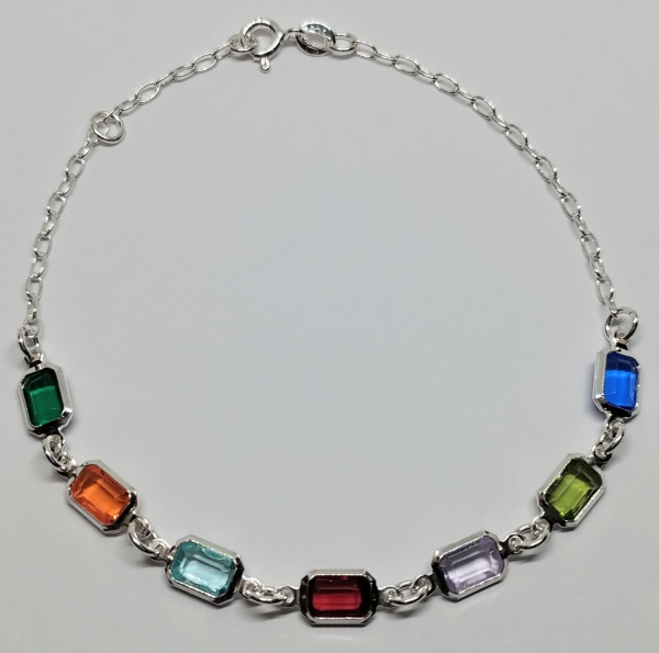 Joias . Pulseira produzida em PRATA DE LEI COM CONTRASTE DE TEOR 925ML, lindo design ...