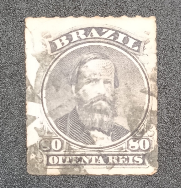 Joias . BRASIL  14 IMPERIO 1850 - LINDA PEÇA COM 60 RÉIS SOBRE foto 6