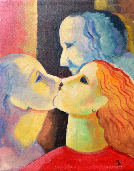 Arte . Carlos Anesi, Cavalo Marrom - óleo sobre tela - med. 80 foto 3