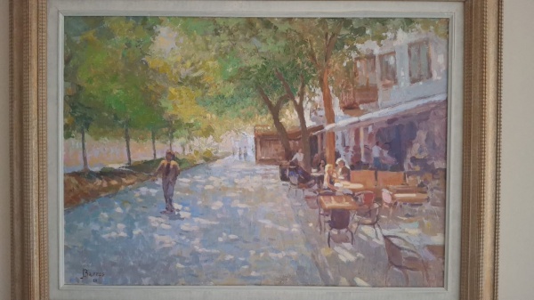 Arte . Carlos Anesi, Cavalo Marrom - óleo sobre tela - med. 80 foto 4