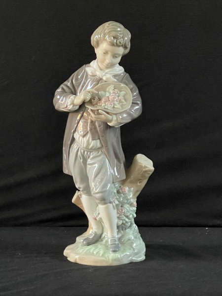 Joias . Lladró, grande escultura vintage em fina porcelana espanhola, representando ...