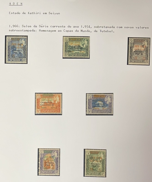 Joias . Kathiri (Seiyun) - (1966) - Série completa - Jogos Olim foto 1