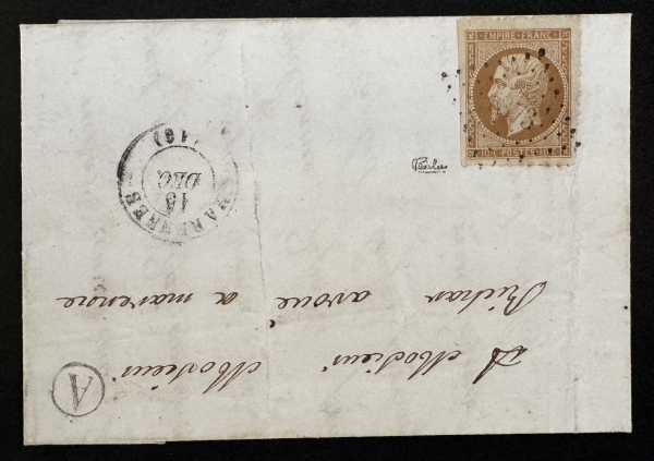 Joias . França (1850) - (Yvt# 2) foto 2