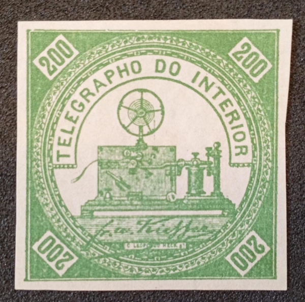 Joias . Brasil (79Q) tintureiro 100 réis - Par tete - beche sem foto 5