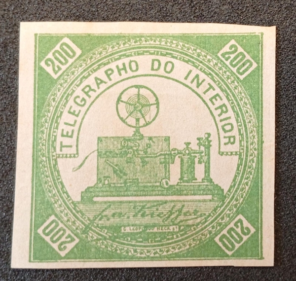 Joias . Brasil (79Q) tintureiro 100 réis - Par tete - beche sem foto 7
