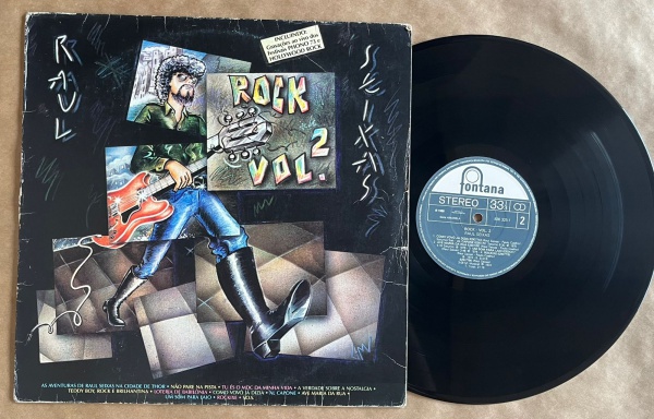 Joias . LP: Artista: Raul Seixas / Album: Rock Vol. 2 | Selo: Fontana | Cód: 830 ...