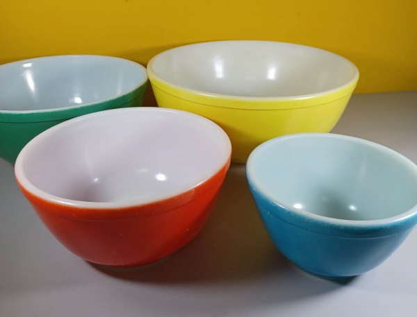 Joias . EQUIPAMENTOS DE COZINHA VINTAGE-lote com 4 bowls em vid foto 2