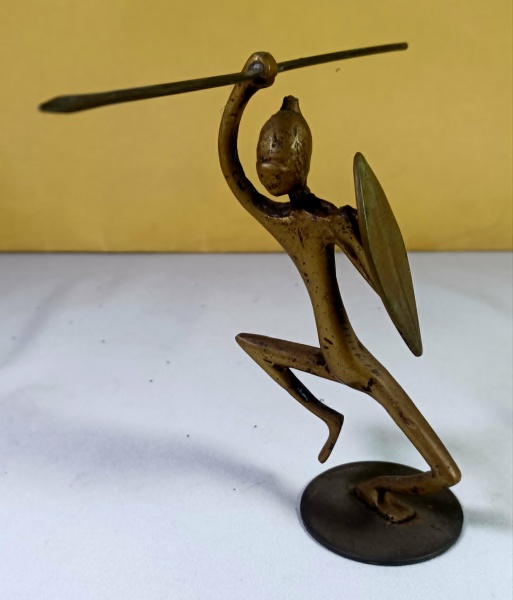 Joias . BRONZE/MARIO AGOSTINELLI- Bronze retratando a  cabeça d foto 1