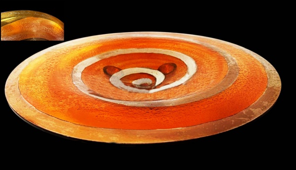 Joias . Regina Medeiros- Elegante e belo Centro de mesa Gigante ,( 49 cm de diâmetro) ...
