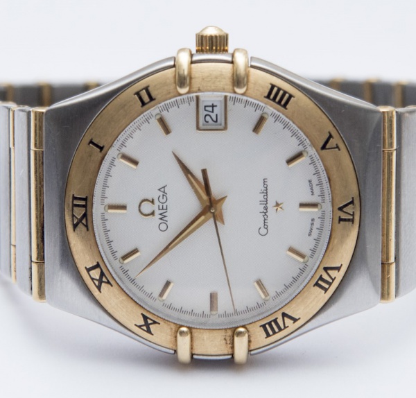 Relogios . RELÓGIO OMEGA CONSTELLATION. MOVIMENTO QUARTZ, TAMANHO 35MM, CAIXA AÇO E OURO. ...