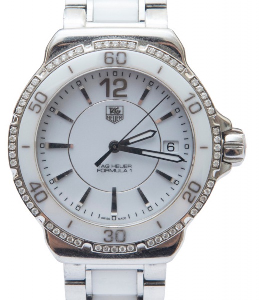 Relogios . RELÓGIO TAG HEUER FORMULA 1 FEMININO COM DIAMANTE NATURAL. MOVIMENTO QUARTZ ...