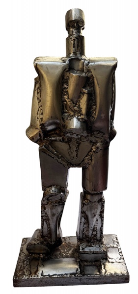 Joias . Victor Brecheret (1894-1955). Beijo. Escultura em bronz foto 2