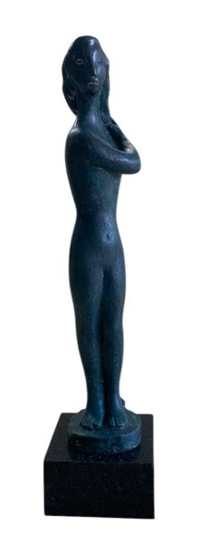 Joias . Victor Brecheret (1894-1955). Beijo. Escultura em bronz foto 4