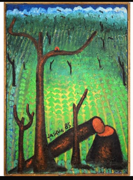 Arte . Aldemir Martins (1922-2006).. Rinha de galos. Aquarela foto 3